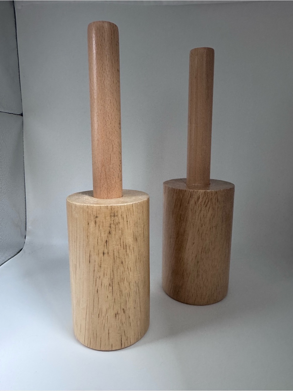 Wooden mug molds for hand building pottery ceramics crafts